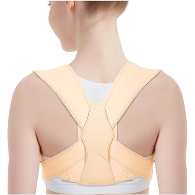 Posture Corrector, Back Support Brace, Adjustable Shoulder Strap for Pain Relief