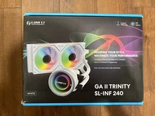 Lian Li Galahad II Trinity SL-INF ARGB Dual Fan Liquid Cooling Kit - White 