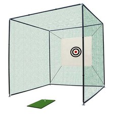 10X10X10Ft Golf Driving Cage Training Aids Swing Chipping Practice Hitting Kit