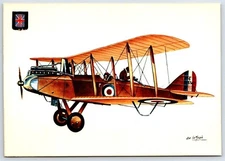 History of Aviation Spanish Art Postcard Air Conditioning DH9 WW1 UK FI.44