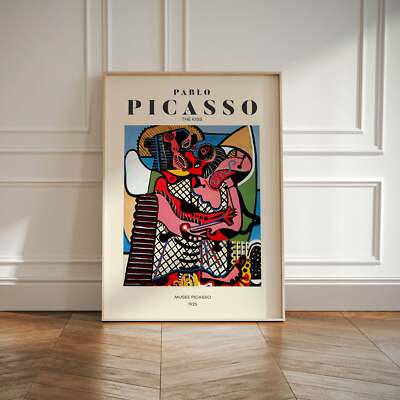 Picasso - The Kiss 1925 Wall Art Print | eBay
