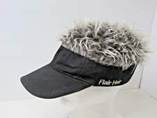 Flair Hair Hat Cap , Black Gray By Backgate Designs #H4