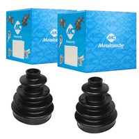 2X Metalcaucho Achsmanschetten Satz Getriebeseitig Passend FüR Fiat Uno Ford Cou
