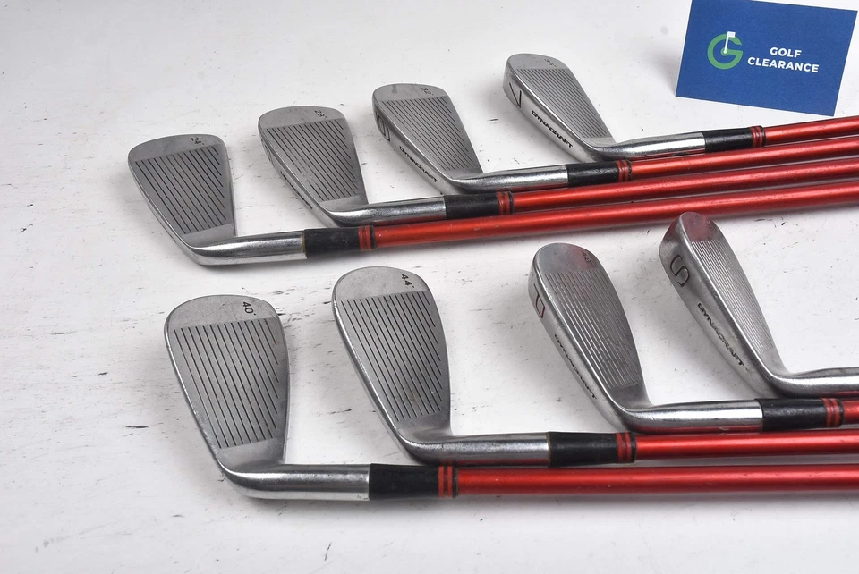 Dynacraft 1100 Irons / 4-PW+SW / X-Flex Graphite Shafts - Image 3 of 4