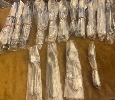 80+ Pieces Of Stainless Flatware, Oneida Wallace Reed Barton- For use Or Crafts