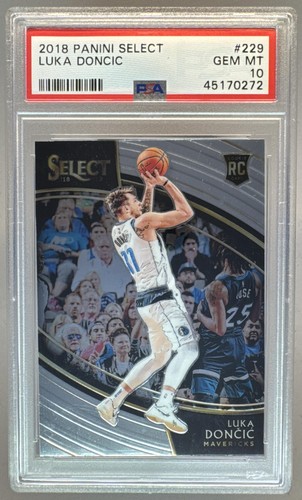 45170272 Luka Doncic 2018 Panini Select #229 Rookie RC Courtside PSA 10