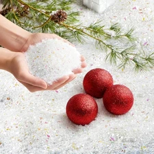Sukh Fake Snow for Crafts - 7 Oz Artificial Snow for Holiday Decor Instant Snow