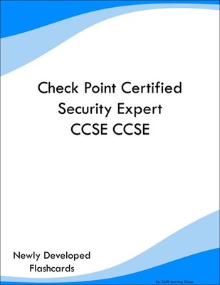 Check Point Certified Security Expert CCSE CCSE Study Guide Prep Flashcards