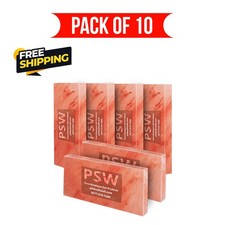 Himalayan Salt Bricks 8x4x1 Pack of 10  Pink Salt Blocks for Spa, Sauna Walls