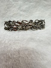 Vintage Revlon Hair Barrette Silver Tone