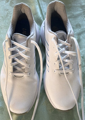 adidas ZG21 Women s White/Gray Golf Shoes Synthetic Upper Low Top Size 10 US