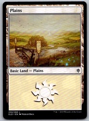 Plains #250 Throne of Eldraine ELD Magic MTG