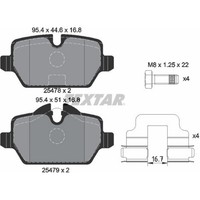 Textar 2547801 Bremsbelagsatz FüR Mini Countryman Paceman R60 R61