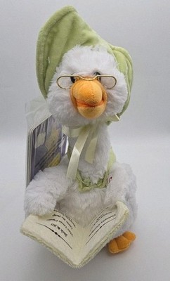 Cuddle Barn Mother Goose Animated Stuffed Animal Reads Nursery Rhymes, 14 +story