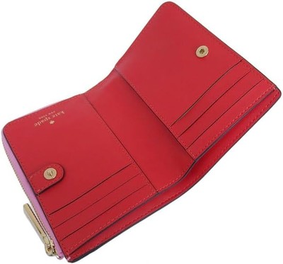 Kate Spade Outlet Madison Small L-Zip Wallet KH615 651 Surf Pink