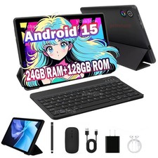 Tablet Android 15 Tablet 24GB RAM 128GB ROM 1TB TF 10 Inch Tablet 8-core 5000mAh