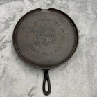 Griswold #9 Cast Iron Griddle Large Block Logo 609B CHIPPED DAMAGED READ