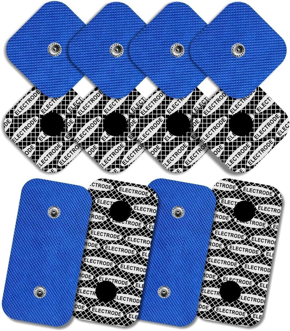 Électrodes Compex SNAP argent patch stimulation musculaire dos et cuisses