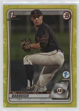 2020 Bowman Draft 1st Edition Yellow Foil 39/75 RJ Dabovich #BD-148 2s2