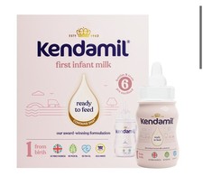 Image of Kendamil Classic 1 First Infant Milk Ready To Feed From Birth 70ml x 6 Bottles