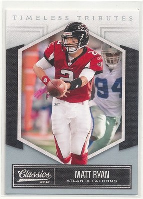 2010 Classics Matt Ryan Timeless Tributes Silver /100