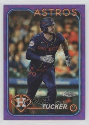 2024 Topps Chrome Logofractor Edition Purple Refractor 202/250 Kyle Tucker 12yy