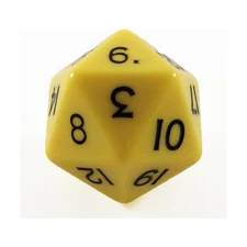 Koplow Jumbo Dice Jumbo d20 - Yellow New