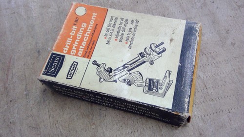 Vintage Sears Craftsman Bohrer Schleifaufsatz # 9-6677 mit Box & Anleitung - Bild 13 von 13