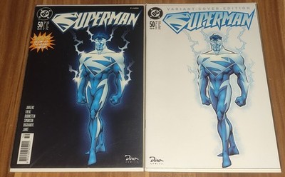 DC Dino Comics - Superman Hefte Nr. 50 Glow in the Dark Cover+Variant Cover/Z 0-