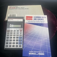 1980s SHARP EL-531S SCIENTIFIC CALCULATOR Wit...