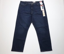 Deadstock Vintage Y2K Wrangler Mens 42x30 Stretch Relaxed Fit Denim Jeans Blue