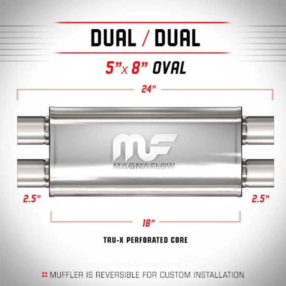 Silenciador ovalado Magnaflow 12468 Foto 2 de 2