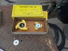 FREEBORN SHAPER CUTTERS 1 1/4 BORE TANTUNG TIPPED 1 1/4 thick straight flush cut