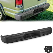 Rear Step Bumper Assembly Completed For 1992-2014 E150 E250 Ford Econoline Black