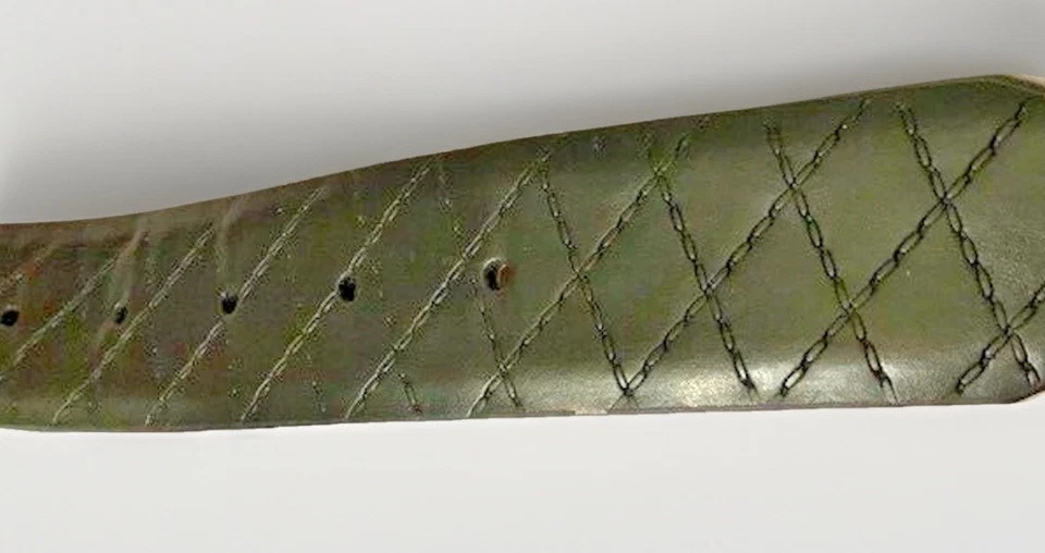 Cinturón Betsey Johnson Negro Lazo Leopardo Pequeño Mediano 30-33 De Colección Imitación Cuero Vegano Foto 4 de 4