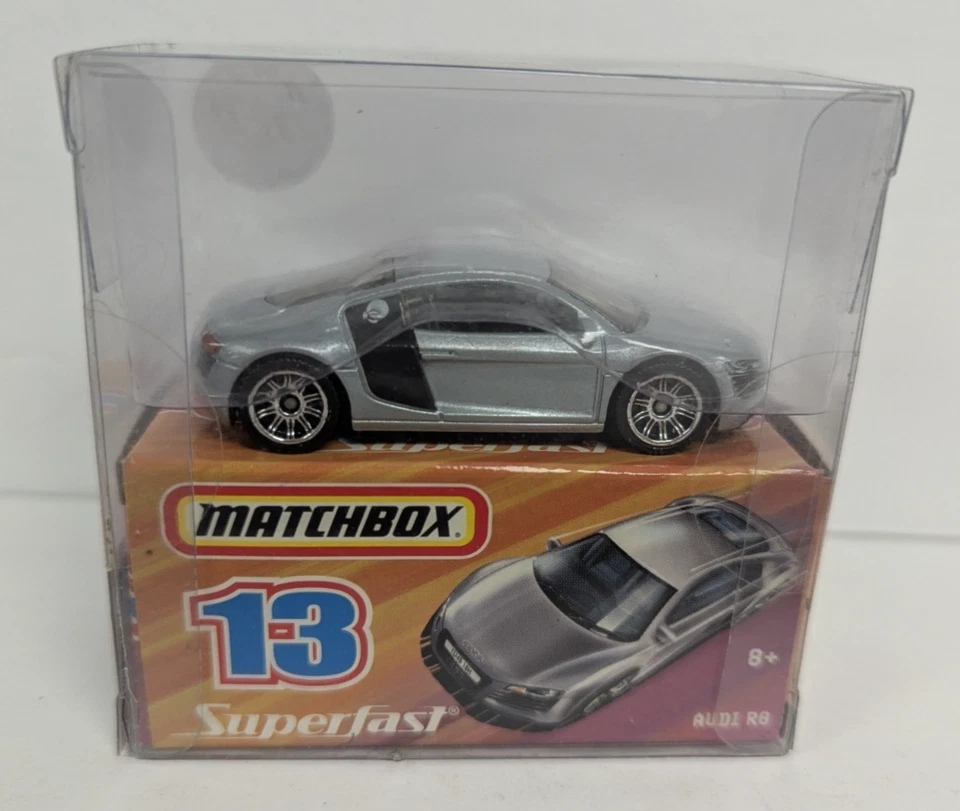 Matchbox 13 Superfast Audi R8 Mattel 2008 - Image 2 of 4
