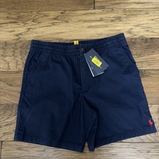 POLO RALPH LAUREN BOYS CHINO SHORTS COTTON NAVY BLUE SIZE 16