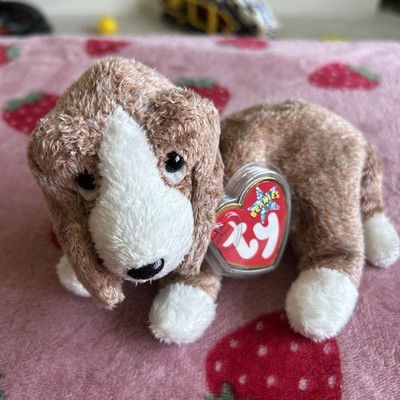 TY Beanie Baby Sniffer der Hund mit Etikett - Top Zustand Vintage Retro Teddy