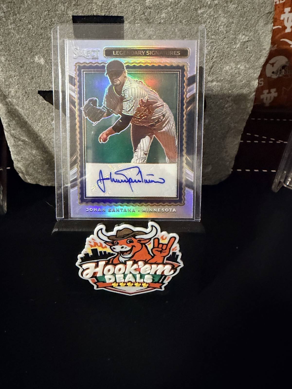 2025 Panini Prizm Baseball Johan Santana LEGENDARY SIGNATURE Silver Prizm LS-JS