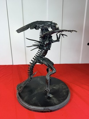 Vtg 1992 Halcyon Aliens Xenomorph Queen 1/12 Built Model Kit Signed 12.5  Sci-Fi