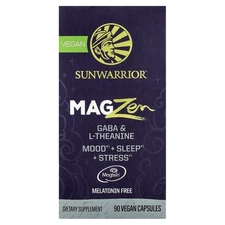 2 X Sunwarrior, MagZen, GABA & L-Theanine, 90 Vegan Capsules