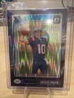 2024 Panini Donruss Optic - Rated Rookie Drake Maye #229 Purple Shock Prizm (RC)