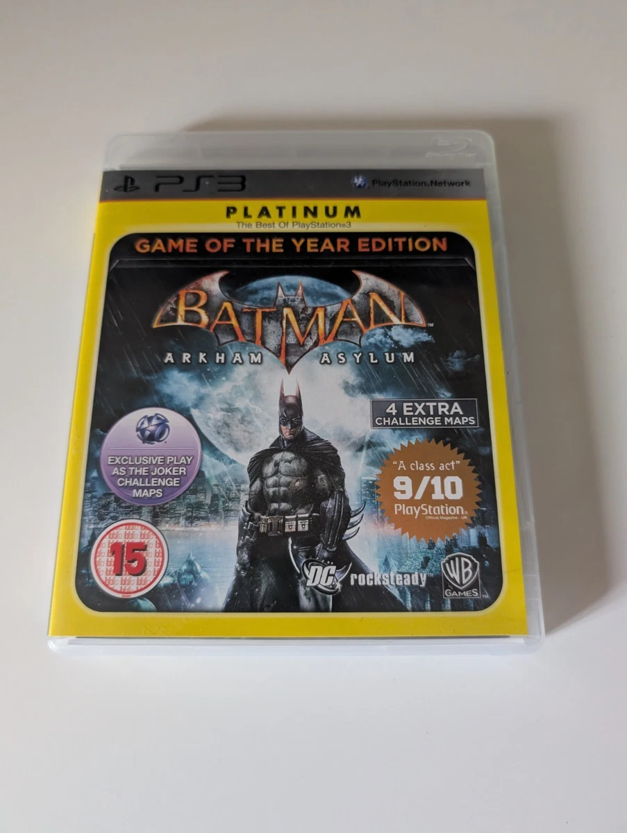 BATMAN ARKHAM ASYLUM PLAYSTATION 3 COMPLET PS3 FR