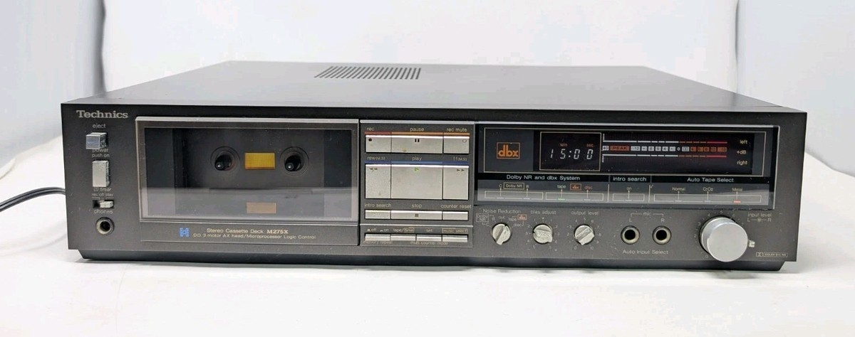 TECHNICS RS-M275X STEREO CASSETTE DECK DD 3 MOTOR - UNTESTED | eBay