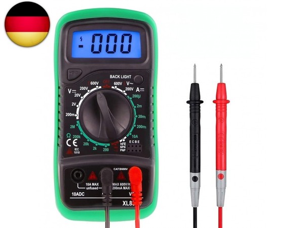Digital Multimeter, Voltmeter Batterietester SpannungsprüFer DurchgangsprüFer O-image