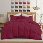 3 Piece Duvet Cover Bedding Sets with Pillow Shams Soft Comforter Cover Set