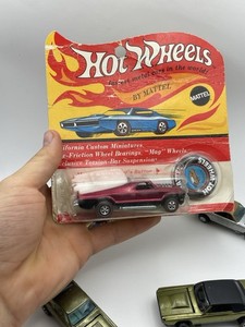 Hotwheel Redline Carded Rose Seasider, CRACKED BLISTER
