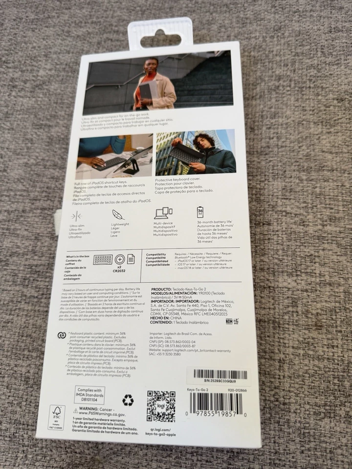 Logitech Keys To Go NEW SEALED - Image 2 of 3