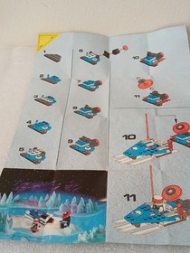Vintage 1993 LEGO Space Ice Planet Celestial Sled 6834 with Instructions