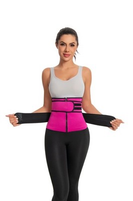 Rose Red Plus Size Women's Waist Trainer: Tummy Control for Workout & Sweat